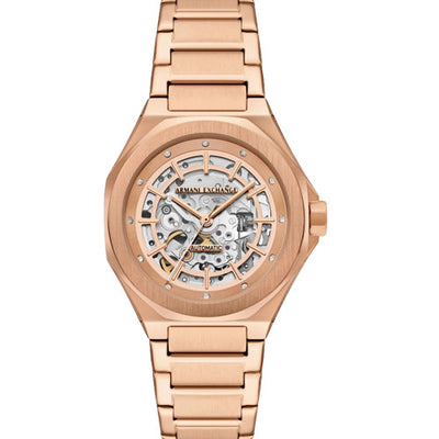 Armani Exchange Andrea  Skeleton Dial Women 36mm AX4619