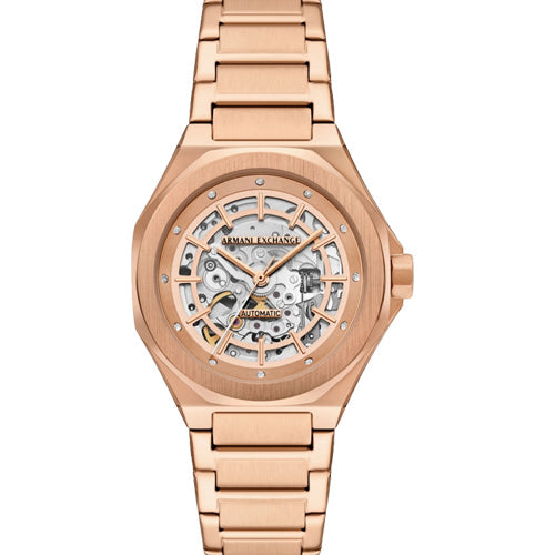 Armani Exchange Andrea  Skeleton Dial Women 36mm AX4619