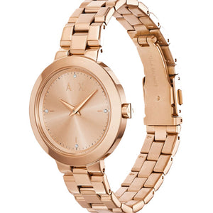 Armani Exchange Jackie Rose Gold Dial Women 36mm AX5177