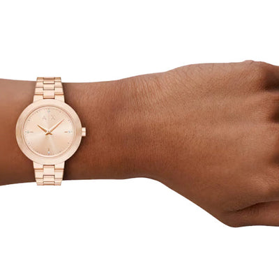 Armani Exchange Jackie Rose Gold Dial Women 36mm AX5177