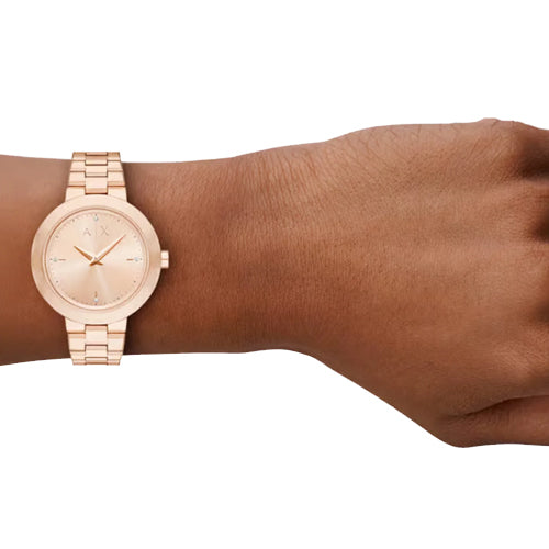 Armani Exchange Jackie Rose Gold Dial Women 36mm AX5177