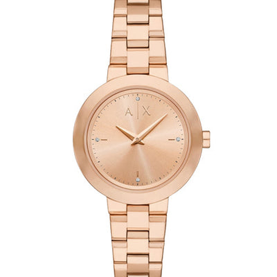 Armani Exchange Jackie Rose Gold Dial Women 36mm AX5177