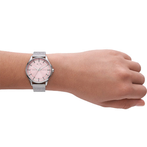 Armani Exchange Hampton Pink Dial Women 36mm