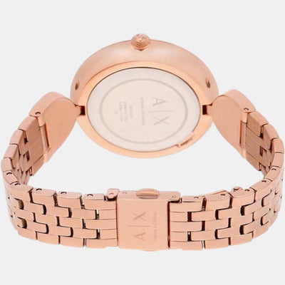Brooke Women Quartz Rose Gold Dial Analog Stainless Steel Watch AX5328