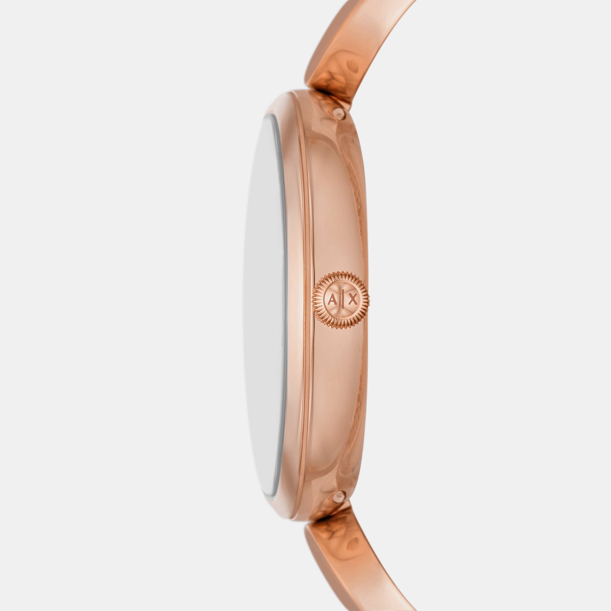 Brooke Women Quartz Rose Gold Dial Analog Stainless Steel Watch AX5384