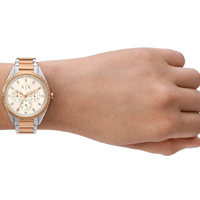 Armani Exchange Giacomo White Dial Women 38mm AX5662