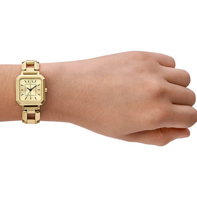 Armani Exchange Leila Gold Dial Women 27mm AX5721