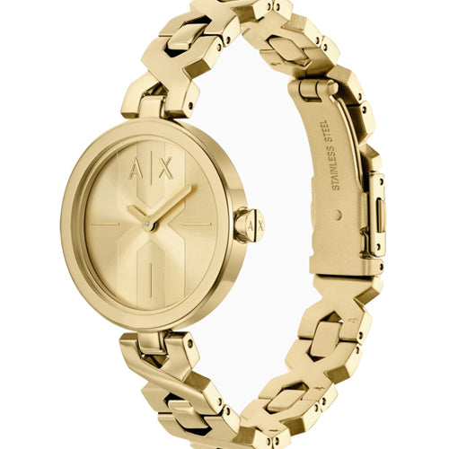 Armani Exchange Ava Gold Dial Women 32mm AX5831