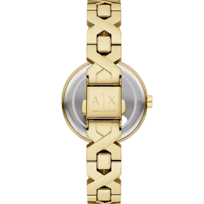 Armani Exchange Ava Gold Dial Women 32mm AX5831