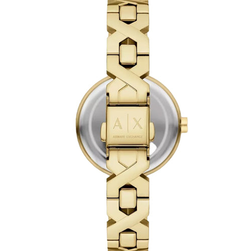Armani Exchange Ava Gold Dial Women 32mm AX5831
