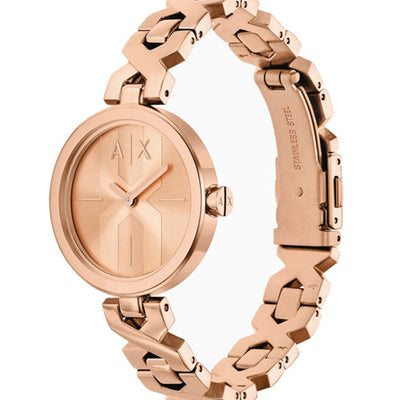 Armani Exchange Ava Rose Gold Dial Women 32mm AX5832
