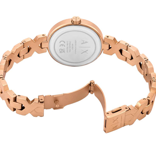 Armani Exchange Ava Rose Gold Dial Women 32mm AX5832