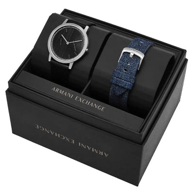 Armani Exchange Dale Black Dial Men 40mm AX7168SET