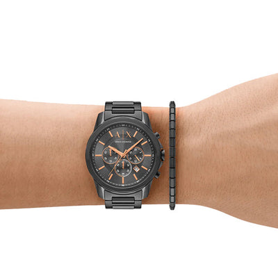 Armani Exchange Banks Grey Dial Men 32mm AX7170SET