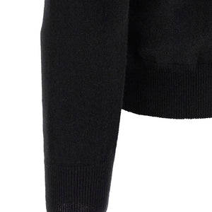 Comme Des Garçons Play Wool Cardigan With Heart Patch