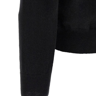 Comme Des Garçons Play Wool Cardigan With Heart Patch