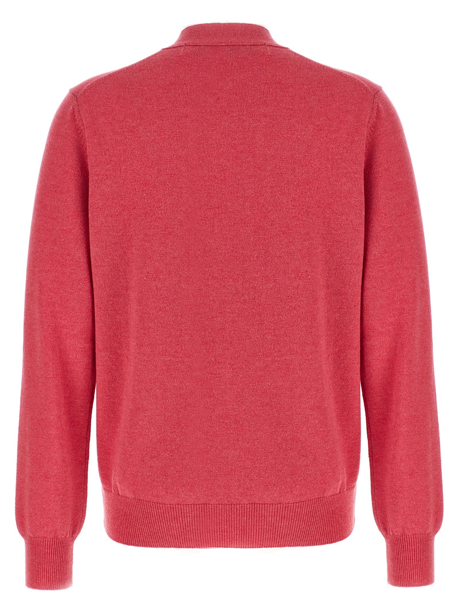 Comme Des Garçons Play Double Red Emblem Cardigan