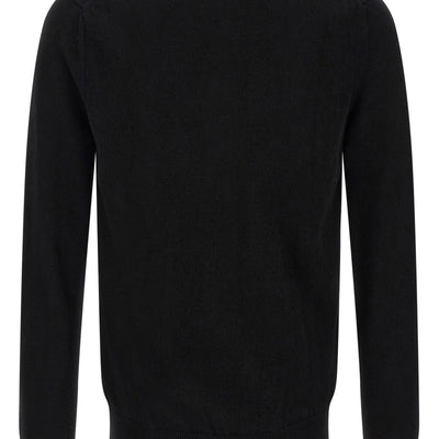 Comme Des Garçons Play Wool Cardigan With Heart Patch