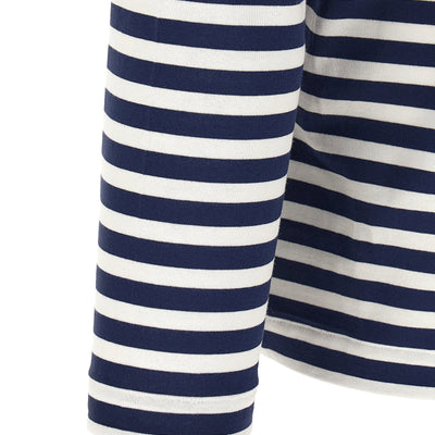 Comme Des Garçons Play Striped T-shirt With Heart Patch