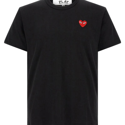 Comme Des Garçons Play Heart Patch T-shirt