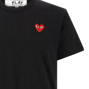Comme Des Garçons Play Heart Patch T-shirt