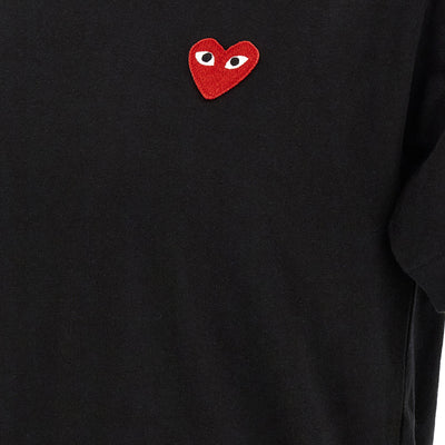 Comme Des Garçons Play Heart Patch T-shirt