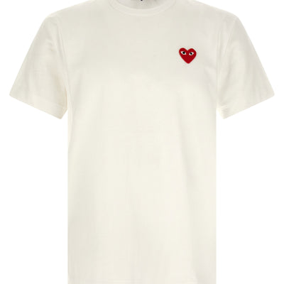 Comme Des Garçons Play Heart Patch T-shirt