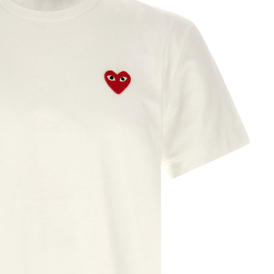 Comme Des Garçons Play Heart Patch T-shirt