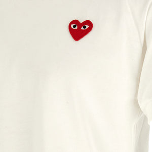Comme Des Garçons Play Heart Patch T-shirt