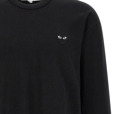 Comme Des Garçons Play Heart Patch Long Sleeve T-shirt