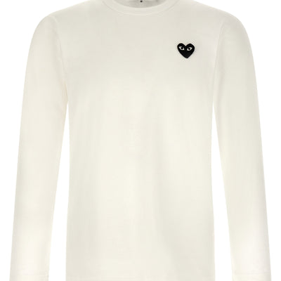 Comme Des Garçons Play Heart Patch T-shirt