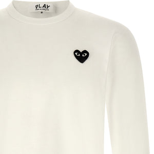 Comme Des Garçons Play Heart Patch T-shirt