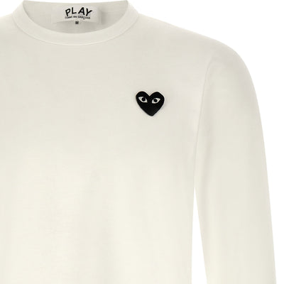 Comme Des Garçons Play Heart Patch T-shirt