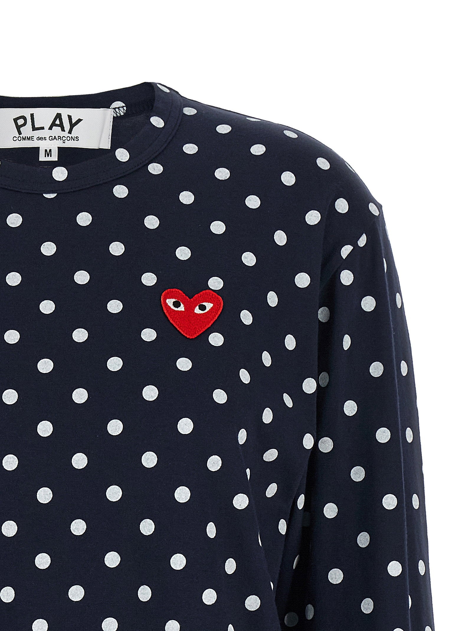Comme Des Garçons Play Red Emblem T-shirt