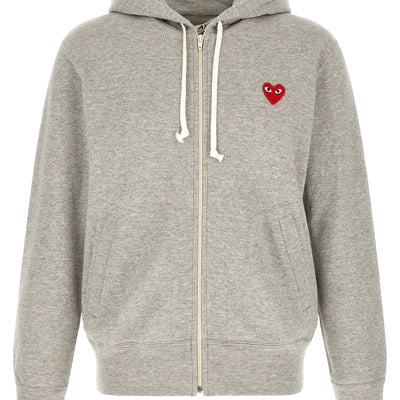 Comme Des Garçons Play Hoodie With Heart Patch
