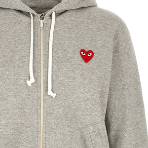 Comme Des Garçons Play Hoodie With Heart Patch