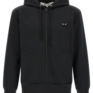 Comme Des Garçons Play Heart Patch Hoodie