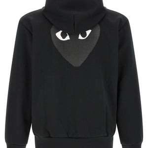 Comme Des Garçons Play Heart Patch Hoodie