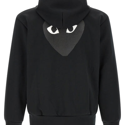 Comme Des Garçons Play Heart Patch Hoodie