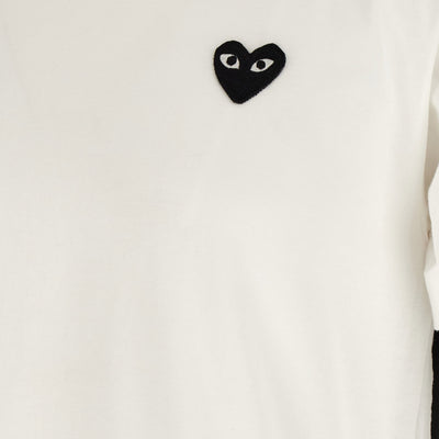 Comme Des Garçons Play T-shirt With Heart Patch