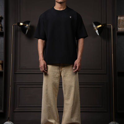 Waffle T Shirt - Black