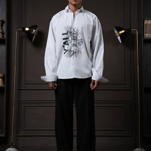 Overlay - Grey Pinstripes