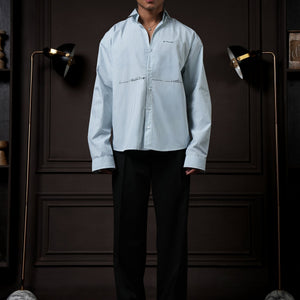 Talk in Line - Pinstripe Shirt