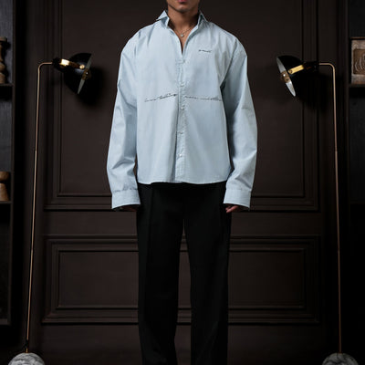 Talk in Line - Pinstripe Shirt