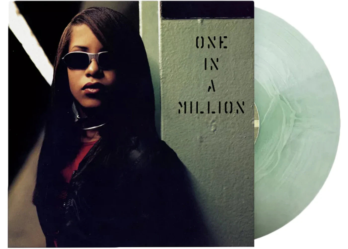 Aaliyah One In A Million 2XLP Vinyl Coke Bottle Green/Bone Galaxy