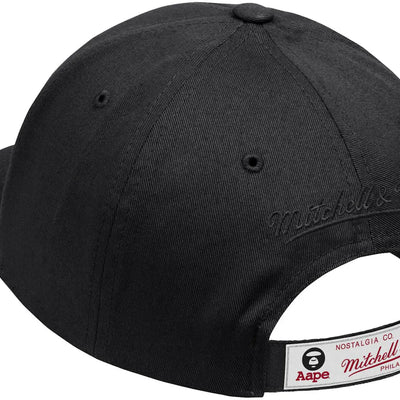 Aape x Mitchell & Ness Los Angeles Lake Strapback Hat Black