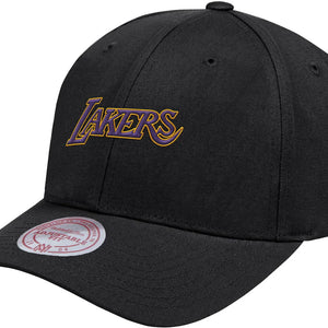 Aape x Mitchell & Ness Los Angeles Lake Strapback Hat Black