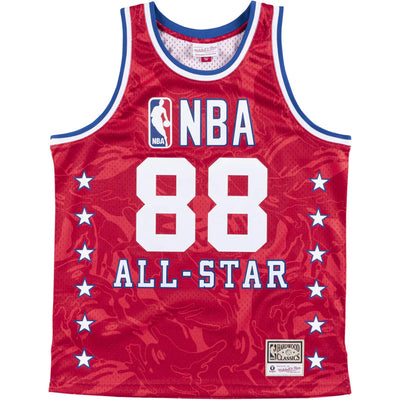 Aape x Mitchell & Ness Swingman All-Star 1988 Jersey Red