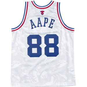 Aape x Mitchell & Ness Swingman All-Star 1988 Jersey White