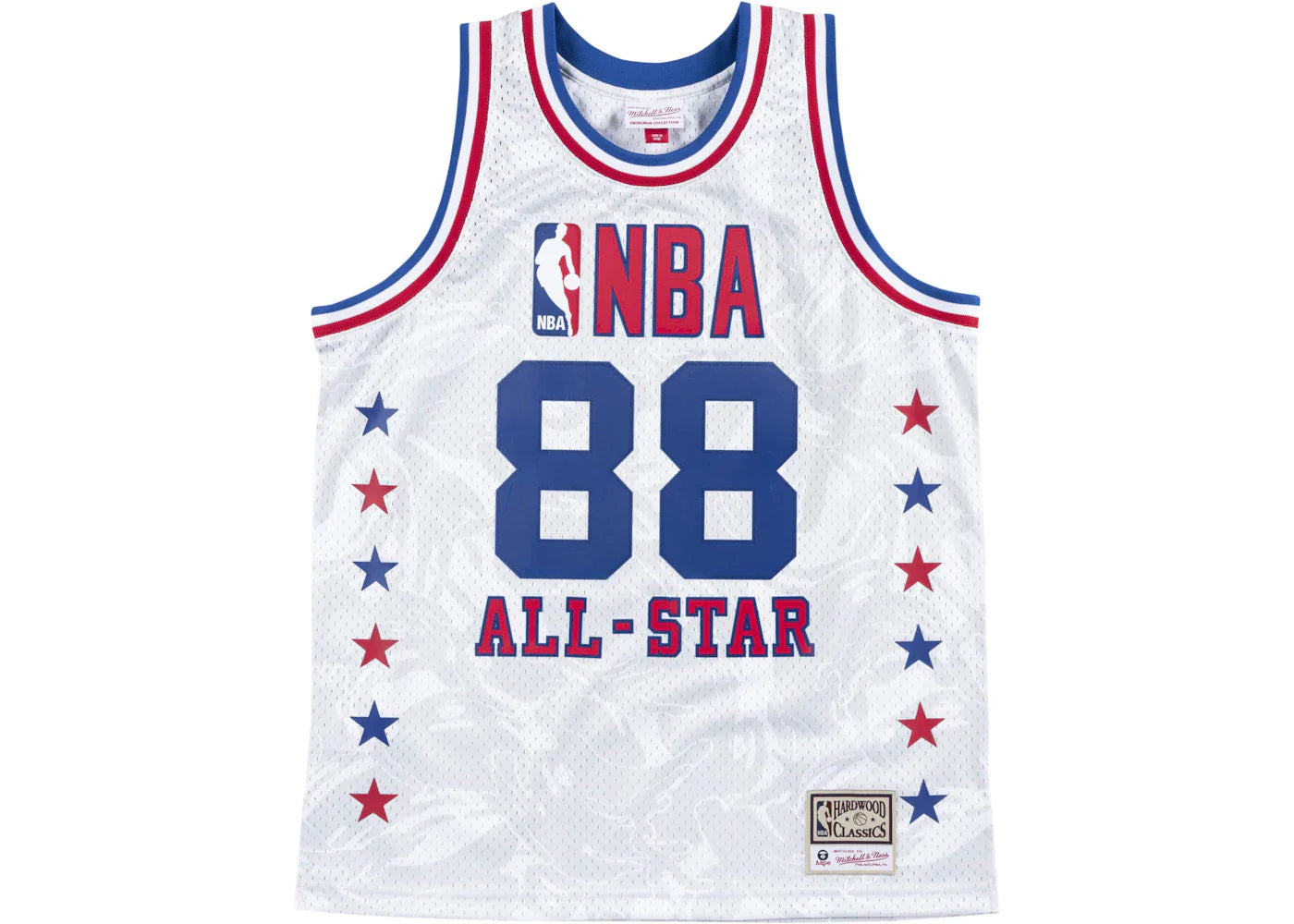 Aape x Mitchell & Ness Swingman All-Star 1988 Jersey White